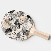 Floral Ping Pong Paddle Tischtennis Schläger (Seitenansicht)