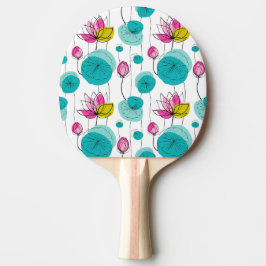 Floral Ping Pong Paddle Tischtennis Schläger