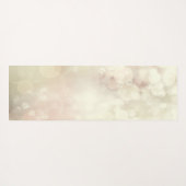 Floral Pink Flamingo, Bokeh - Motivierend Botschaf Yogamatte (Rückseite (Horizontal))