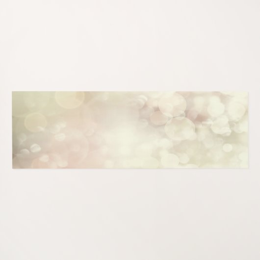 Floral Pink Flamingo, Bokeh - Motivierend Botschaf Yogamatte (Rückseite (Horizontal))