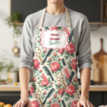 Floral Pink Green Hair Stylist Business