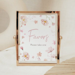 Floral Pink Spring Baby in Bloom BabyDuwer Favorit Poster