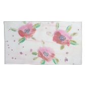 Floral Pinks Kissenbezug (Rückseite-Rechts)