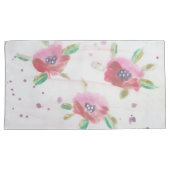 Floral Pinks Kissenbezug (Vorderseite-Rechts)