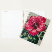 Floral planner with pink pixel hibiscus planer (Anzeige)