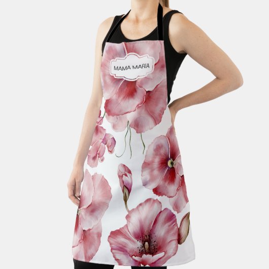 FLORAL POPPY UNISEX All-over Print Schürze (InSitu)
