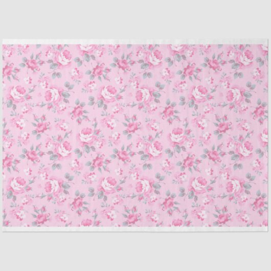 Floral Popular Elegante Moderne Seidenpapier (Vorderseite)
