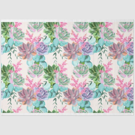 Floral Popular Elegante Modernes Gewehrpapier Seidenpapier (Vorderseite)