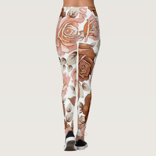 Floral Popular Leggings (Rückseite)