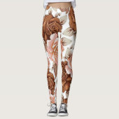 Floral Popular Leggings (Vorderseite)