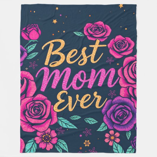 Floral Popular Luxury Geschenksammlung Fleecedecke (Vorderseite)