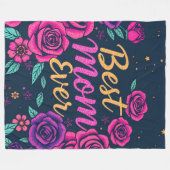 Floral Popular Luxury Geschenksammlung Fleecedecke (Vorderseite (Horizontal))