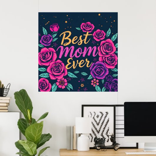 Floral Popular Luxury Geschenksammlung Poster (Heimbüro)