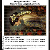 Floral Portrait & Calla Lillies EZ9L Decoupage Seidenpapier