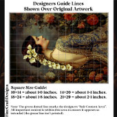 Floral Portrait & Calla Lillies EZ9R Decoupage Seidenpapier