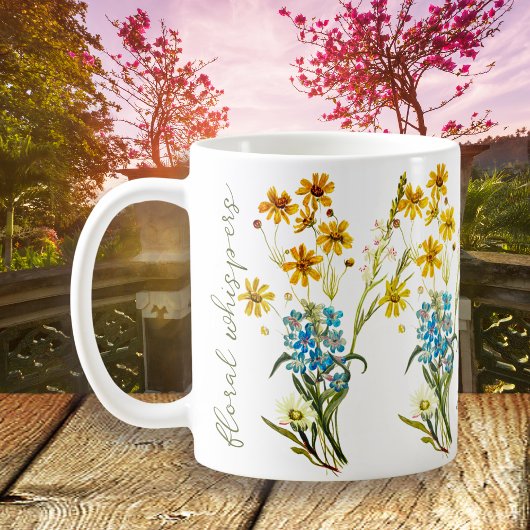 Floral | Positives Zitat | Inspiration Kaffeetasse