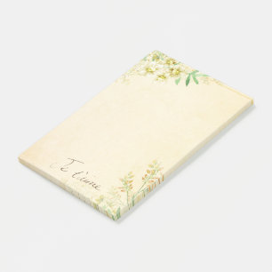 floral post-it klebezettel