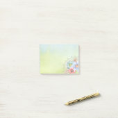 floral post-it klebezettel (Auf Schreibtisch)