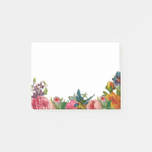 floral post-it klebezettel