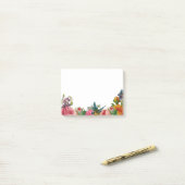 floral post-it klebezettel (Auf Schreibtisch)