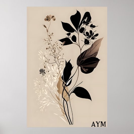 floral poster (Vorne)