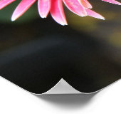 Floral Poster Scripture Verse über Gottes Stärke (Ecke)