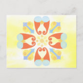 Floral Postkarte (Vorderseite)