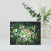 Floral Postkarte (Stehend Vorderseite)