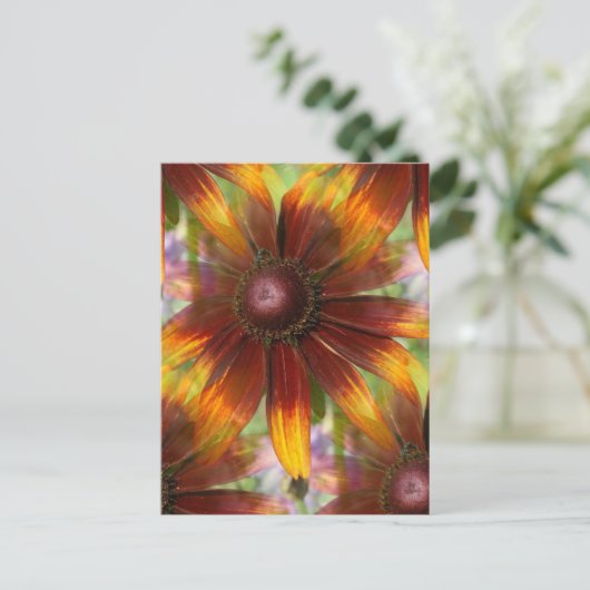 floral postkarte (Stehend Vorderseite)