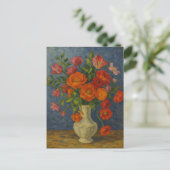 Floral Postkarte (Stehend Vorderseite)