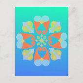 Floral Postkarte (Vorderseite)