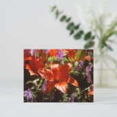 Floral Postkarte (Stehend Vorderseite)