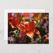 Floral Postkarte (Vorne/Hinten)