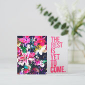 Floral Postkarte (Stehend Vorderseite)