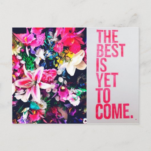 Floral Postkarte (Vorderseite)