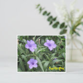 Floral Postkarte (Stehend Vorderseite)
