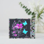 Floral Postkarte (Stehend Vorderseite)