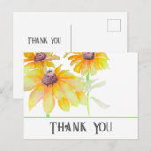 Floral Postkarte (Vorne/Hinten)