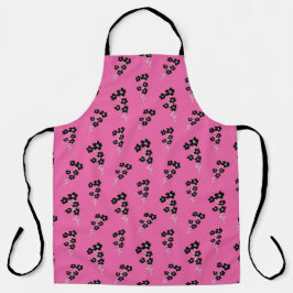 Floral Print Apron Schürze