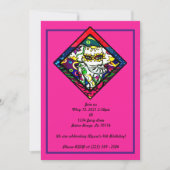 Floral Print Carnival Elefant Einladung (Vorderseite)