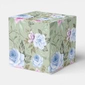 Floral Print Gastgeschenk Box Geschenkschachtel (Rückseite)