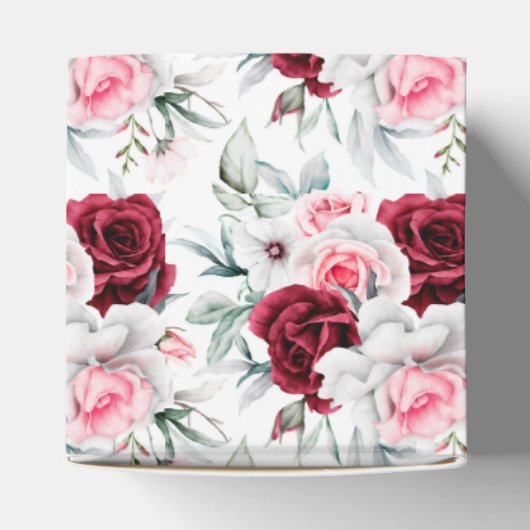 Floral Print Gastgeschenk Box Geschenkschachtel (Oben)