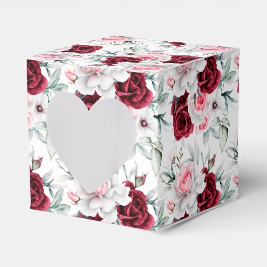 Floral Print Gastgeschenk Box Geschenkschachtel (Vorderseite)
