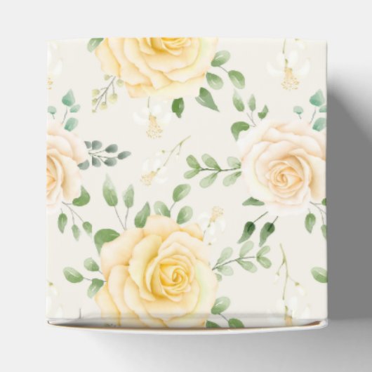 Floral Print Gastgeschenk Box Geschenkschachtel (Oben)