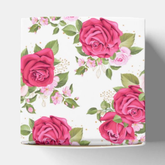 Floral Print Gastgeschenk Box Geschenkschachtel (Oben)