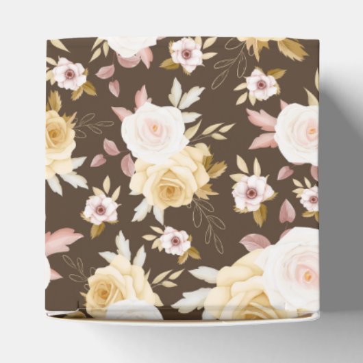 Floral Print Gastgeschenk Box Geschenkschachtel (Oben)