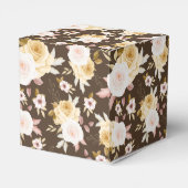 Floral Print Gastgeschenk Box Geschenkschachtel (Rückseite)
