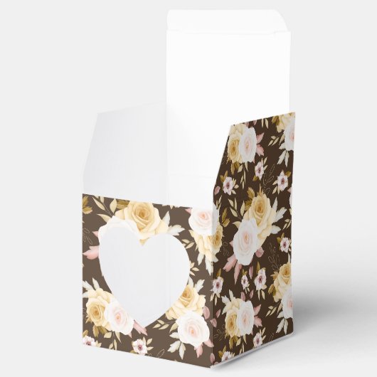 Floral Print Gastgeschenk Box Geschenkschachtel (Geöffnet)
