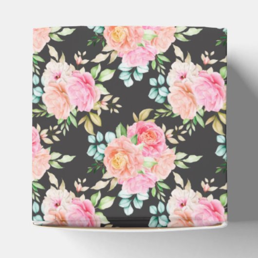 Floral Print Gastgeschenk Box Geschenkschachtel (Oben)
