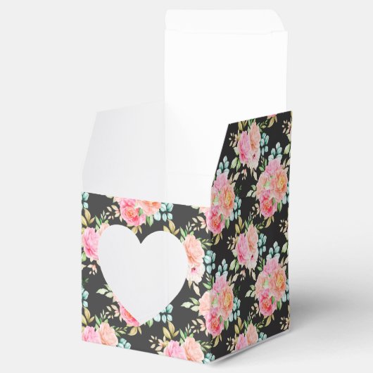 Floral Print Gastgeschenk Box Geschenkschachtel (Geöffnet)